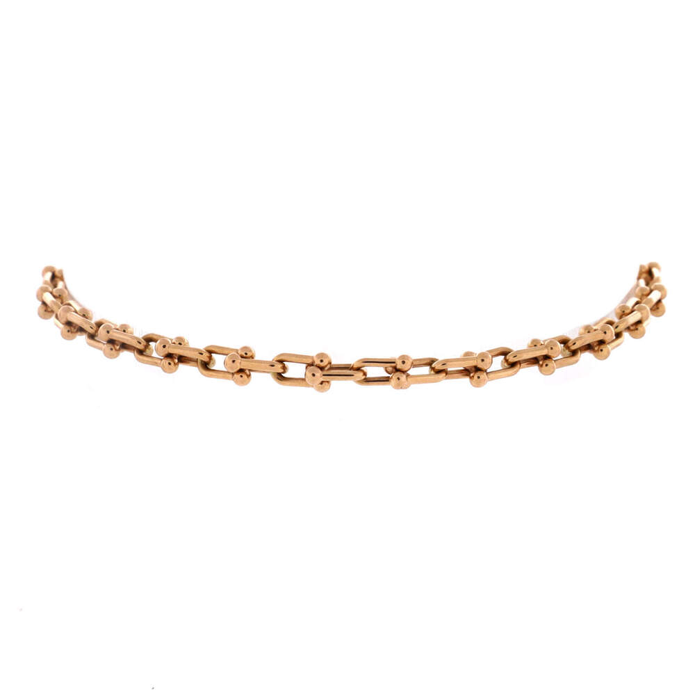 Tiffany & Co. Micro HardWear Link Bracelet 18K Rose Gold